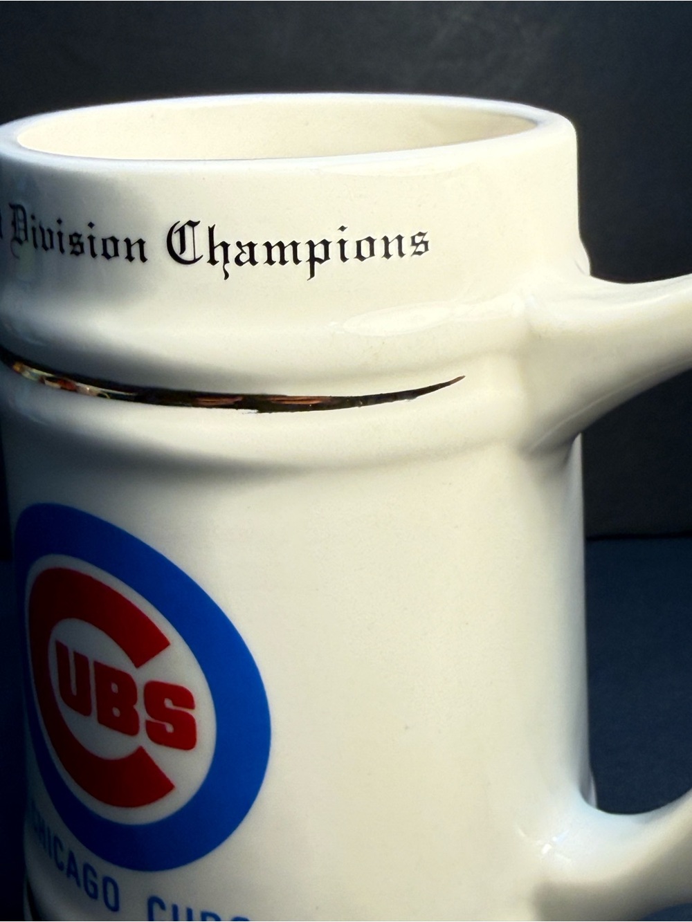 Vintage Chicago Cubs 1984 National League East Division Champions Ceramic Mug - Picture 5 of 12